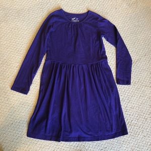 PRIMARY Girl’s Long Sleeved Cotton Pocket Dress